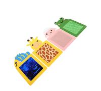 BESPORTBLE 4pcs Animal Themed Sensory Mats For Kids Textured Felt Touch Pads Colorful Fidgeting Tactile Sensory Toys For Learning Stimulation Play