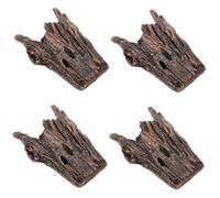 BESPORTBLE 4pcs Aquarium Shrimp Hideout Cave Decoration Realistic Fish Tank Ornament for Betta Fish for Aquatic Creatures Enhances Visual Appeal and Provides Safe Space