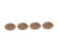 BESPORTBLE 4pcs Artificial Rattan Bird Nest Photo Prop for Home Decor Decorative Nest for Parties Craft Projects Seasonal Displays for Easter Spring Celebrations