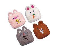 BESPORTBLE 4Pcs Assorted Color Menstrual Pad Bags Cute Cartoon Cosmetic Holders for Coins Essentials Zipper Design for Secure Storage for Sanitary Napkin Makeup Organization