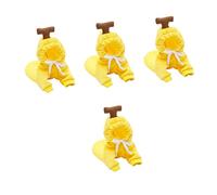 BESPORTBLE 4pcs Autumn Puppy Clothes Dog Hoodie for Breeds Stylish Fruit Design Warm Fleece for Dogs and Cats for Fall and Wear
