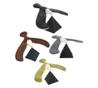 BESPORTBLE 4pcs Balancing Eagle with Stand Educational Retro Bird Design for Finger Balance Games and Scientific Learning Childsafe Materials for Boys and Fun Desk Decoration