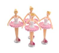 BESPORTBLE 4pcs Ballerina Music Box Dolls Ballet Dancing Princess Figurines Accessories for Collectors Decorative Keepsake