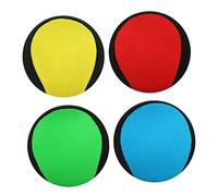 BESPORTBLE 4pcs Balls for Beach Pool Party Elastic Jumping Balls with Yellow Green Blue Wine Red Fun Outdoor Summer for Adults