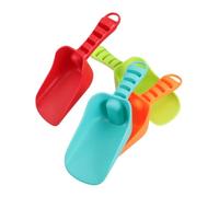 BESPORTBLE 4pcs Beach Sand Portable Plastic Spades for Vibrant Colors Lightweight Travel Sand Tools for Seaside Outdoor Summer Adventures