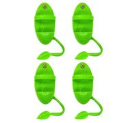 BESPORTBLE 4pcs Bird Cuttlebone Stand Holder with Stable Perch Structure and Abs Plastic Feeding Cup for Parakeets and Budgies, Activity Booster Bird Cage Feeder Accessory for Fruit