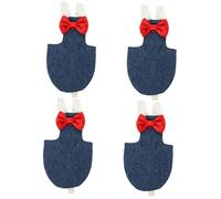 BESPORTBLE 4pcs Bird Diaper Flight Suit for Cockatiels and Parakeets Washable and Reusable Bird Clothes Lightweight and Breathable Design Easy to Put and Clean for Pet Owners