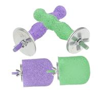 BESPORTBLE 4pcs Bird Perches for Conure Natural Nail Grinding Stick Comfortable Paw Grinding Perch for Cockatiels Parakeets Essential Bird Cage Accessories for Healthy Claws