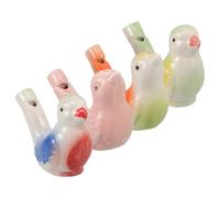 BESPORTBLE 4pcs Bird Whistles Ceramic Animal Shaped Noisemakers for Parties Outdoor Fun Birdwatching Unique Musical Instrument