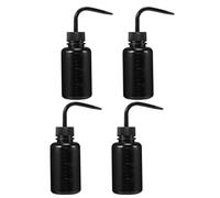 BESPORTBLE 4pcs Black Plastic Squeeze Bottles 150ml Lash Water Bottle for Eyelash and Body Tattoo Supplies Lightweight and Easy to Clean Travel Dispenser