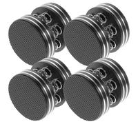 BESPORTBLE 4pcs Black Speaker Isolation Feet Pads Spring Vibration Absorber Speaker Floor Protector for Subwoofer Stand and Turntable Sound Isolation