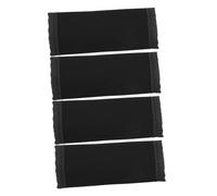 BESPORTBLE 4pcs Black Stroller Handle Covers Made of Cloth with Heat Resistant Feature and Protection for Stroller Handle Suitable for Four Seasons Use