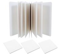 BESPORTBLE 4pcs Blank Doodle Sketchbook with Thick White Paper and Rounded Corners, Portable Unlined Drawing Book for Suitable for Art Classes and Home Use