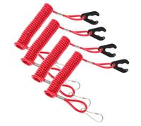 BESPORTBLE 4pcs Boat Engine Lanyard Emergency Safety Cord with Wrist Strap for Outboard Motors Reliable Tpu Switch Essential Accessory for Boating Security