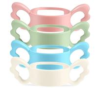 BESPORTBLE 4Pcs Bottle Handles Adorable Design for Compatible with Feeding Bottles for Independent Drinking Shower Present
