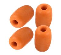 BESPORTBLE 4Pcs Bright PVC Fishing Rig Floats for Trout and Catfish Optimized Buoyancy Floating Balls for Offshore Saltwater Freshwater Aquaculture Compatible with Various Net Cages