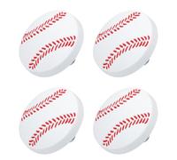 BESPORTBLE 4pcs Cartoon Painted Pull Handle Drawer Knobs for Wardrobe and Shoe Cabinet, Single Hole Rubber and Zinc Alloy Furniture Accessory with Easy to Use, Practical Design for Furniture