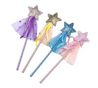 BESPORTBLE 4pcs Cat Teasing Sticks Kitten Playthings Fairy Wands Interactive Wand Funny Cat Teaser Stick Pet Toys