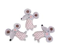 BESPORTBLE 4pcs Catnip Plush Toys for Cats Mouse Shape Cat Toys Catnip Pet Supplies Eye-catching Big Ears
