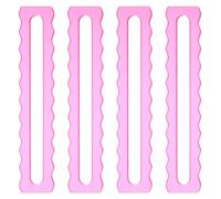 BESPORTBLE 4pcs Clear Acrylic Mahjong Rule Assistant Tool Scalloped Mahjong Line Reader for Beginners Quick Rule Reference and Tile Tracking Versatile Game Strategy Helper for Family