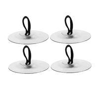 BESPORTBLE 4Pcs Copper Finger Cymbals Small Percussion Instruments for Belly Dance Durable Lightweight Musical Dancing Props with Elastic Bands
