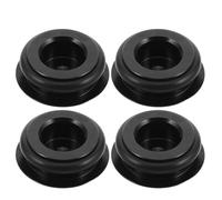 BESPORTBLE 4PCS Crank Arm Dust Cover Mountain Bike Crankset Dust Cover with Rubber Ring Aluminum Alloy Hollow Integrated Center Shaft Cap for Bike