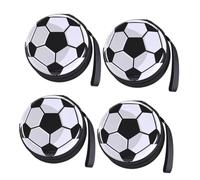 BESPORTBLE 4pcs Creative Tinplate Football Coin Purse Set Round Football Change Bags Random Interior Colors Compact Money Storage for Fans Random Color