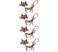 BESPORTBLE 4pcs Cute Cat Brooch Pin for Women Animal Design Safety Pin Brooch for Clothing Dress and Pants Unique Accessory for Personal Style and Fashion