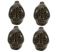 BESPORTBLE 4pcs Day of The Dead Decorations Whistle Prop Screaming Skull Whistle for Halloween