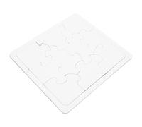 BESPORTBLE 4pcs Diy Blank Puzzle for Boy Girl Graffiti Puzzles for Creative Art Projects Made of Paper Easy to Color with Markers and Crayons