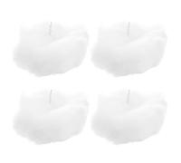 BESPORTBLE 4Pcs DIY Cloud Hanging Ornaments for Room Decoration Fluffy White Cloud Pendant for Nursery Party Wedding Decor