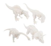 BESPORTBLE 4Pcs DIY Dinosaur Model for Realistic Painting Kits with Detailed Designs for Educational Play and Creative Fun Dinosaur Decor for Parties and