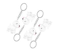 BESPORTBLE 4pcs Dog Hair Memorial Keepsake Box Pet Hair Collector Charm Keychain for Travel Unique Souvenir Pet Memories