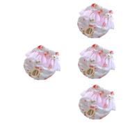 BESPORTBLE 4pcs Dog Physiological Pants Dog Diaper Harness Dog Outdoor Pants Doggies Period Pants Reusable Dog Diaper Decorative Puppy Diaper Dog Belly Band Female Dog Diapers Pet Polyester