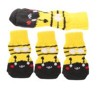 BESPORTBLE 4pcs Dog Socks Non-slip Paw Protectors for Dachshund Paws Licking Protection Cotton Pet Socks