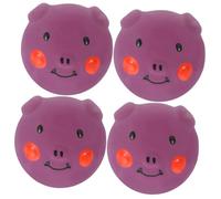 BESPORTBLE 4pcs Dog Squeaky Toy for Puppies Interactive Chewing Biting Toy for Teeth Cleaning and Design for Reducing Destructive Behavior and Promoting Mental Health
