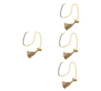 BESPORTBLE 4pcs Dog Training Bell Pendant Wooden Beads Stylish Pet Doorbell for Communication and Easy Installation for Potty Training and Home Decor