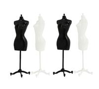 BESPORTBLE 4pcs Doll Clothing Display Rack Mannequin Bracket for Doll Clothes Stand Desktop Hanger Supports DIY Dress Display for Dollhouse Accessories