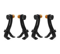 BESPORTBLE 4pcs Drum Clamp Microphone Mount Clamp Adjustable Mount Drum Mic Clips for Snare Stand Clip and Use