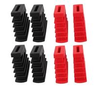 BESPORTBLE 4pcs Drum Rack Feet Pads Anti-Slip Plastic Drum Stand Leg Attachments for Percussion Instrument Accessories Multicolor Set