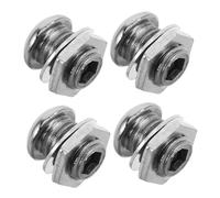 BESPORTBLE 4pcs Drum Vent Hole Hardware Screws with Washers for Percussion Drum Alloy Material Easy Installation Longterm Reliability for Recordings and Practice Sessions