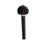 BESPORTBLE 4pcs Ebony Wooden Cello Pegs Shaft Handles for Musical Instruments Natural Wood Tuning Accessories Vintage Black Finish