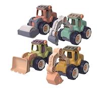 BESPORTBLE 4pcs Engineering Vehicle Toys Boys and Girls Diggers Toys Construction for Boys Car Inertial Car