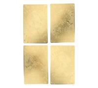 BESPORTBLE 4pcs Feng Shui Tai Sui Card Chinese Zodiac Amulet Horse Year Protection Blessing Charm Luck Travel Safe Keychain