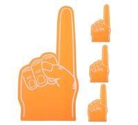 BESPORTBLE 4pcs Giant Foam Finger We'Re Number 1 Foam Hand 17.68 Inch Football Baseball Fan Cheerleading For Sports Celebration Pom Poms For Sporting Events Games
