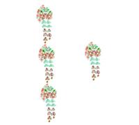 BESPORTBLE 4pcs Girls' Hair Accessories Set Japanese Style Tassel Headdress Flower Hair Clips Perfect for Party Daily Use