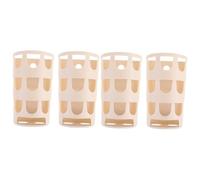 BESPORTBLE 4pcs Grass Feeder Rack Cage Feeding Tool for Pets for Guinea Pigs and Hamsters Khaki Promotes Healthy Eating Habits