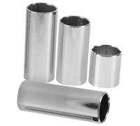 BESPORTBLE 4Pcs Guitar Slide Stainless Steel Guitar Slides for Acoustic Electric Guitars for Optimal Tone and Versatile Playing