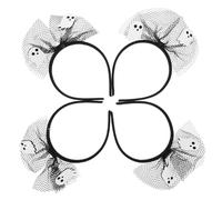 BESPORTBLE 4pcs Halloween Ghost Headbands: Cosplay Ghost Costume Headbands Hair Decoration Festival Party Hair Accessories For Role Playing