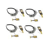 BESPORTBLE 4pcs Happy Year Headband Wine Bottle Headband Tiara for Women Party Decorations Year Eve Celebration Accessory